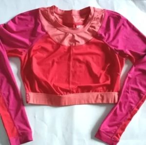 Activewear Crop Top Long Sleeves size S/M